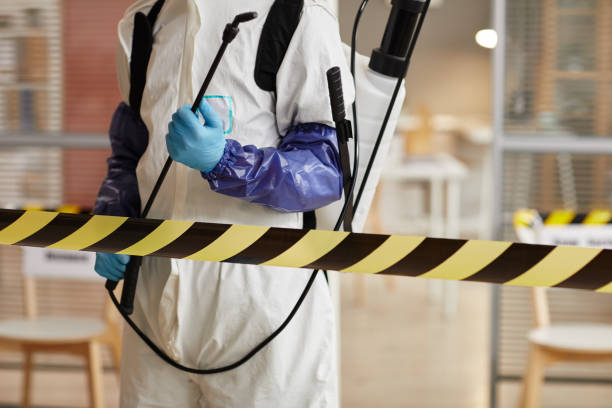Professional Biohazard technician working in Sixes, OR